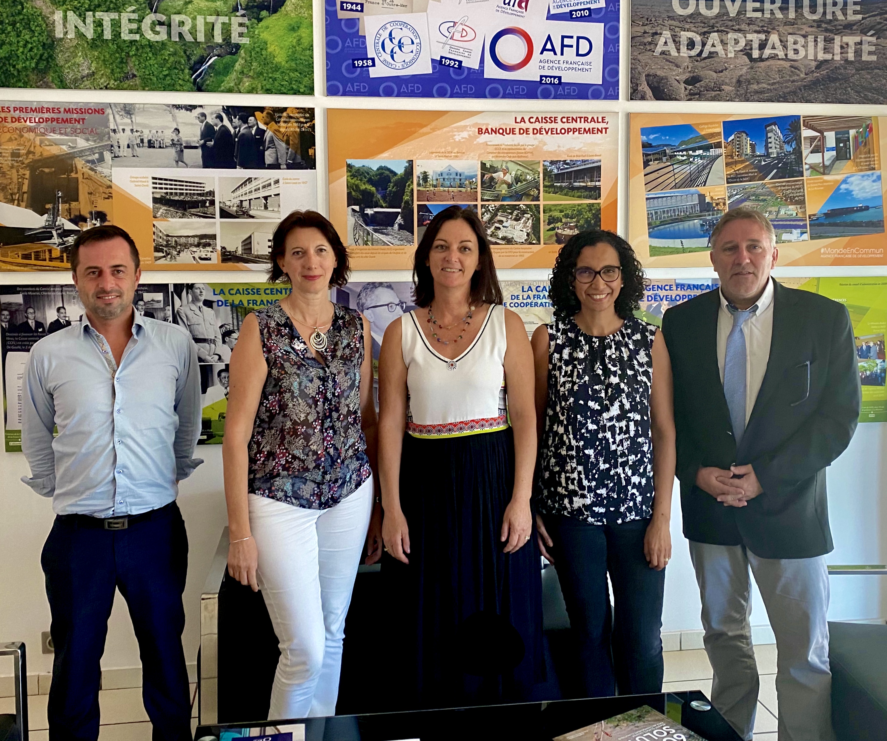 Réunion avec l’Agence Française de Développement pour présenter les projets structurants Odyssea du Territoire de la Côte Ouest