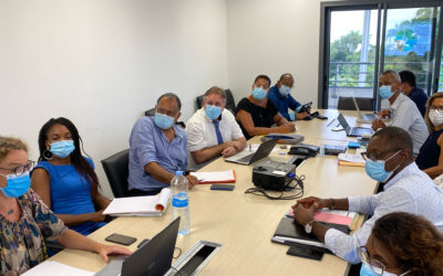 Rencontre à Petit-Bourg avec Monsieur le Maire Guy Losbar et ses équipes