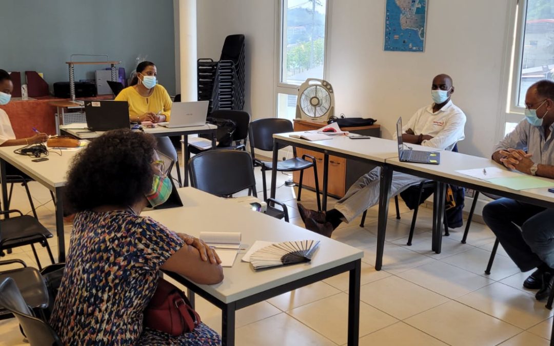 Présentation à l’OTI de Cap Nord Martinique du label européen Odyssea et des Routes Bleues Mythiques, pour une relance touristique inclusive et durable